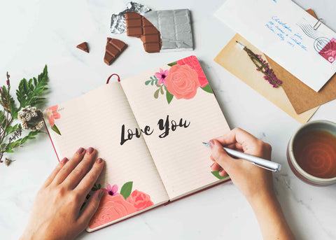 Gifts For Valentines Day | Plain Notebook | Online Grocery Delivery Near Me