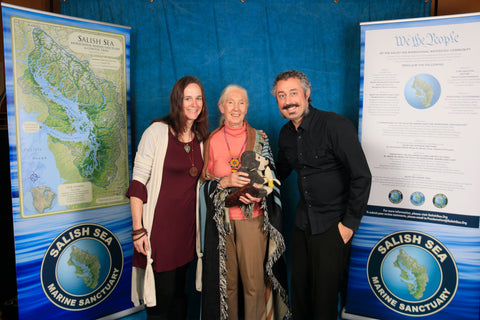 James, Angie and Dr. Jane Goodall