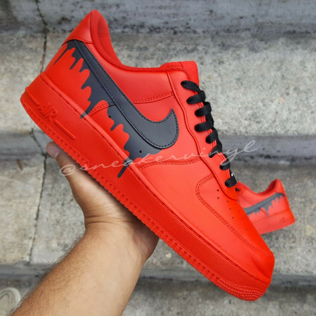 red and black air force 1 men