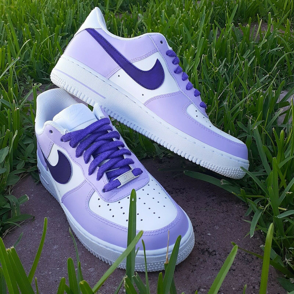 purple air force 1 laces