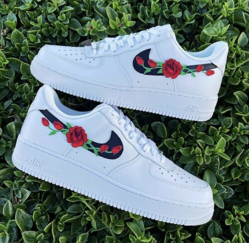 women's nike air force 1 floral shoes