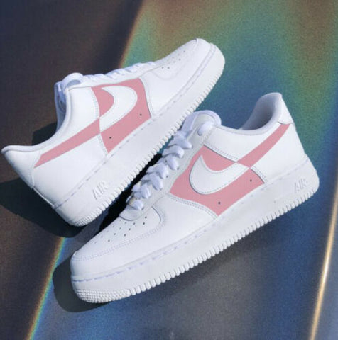 Nike Air Force 1 Custom Low Valentines Day Red Pink Shoes Men