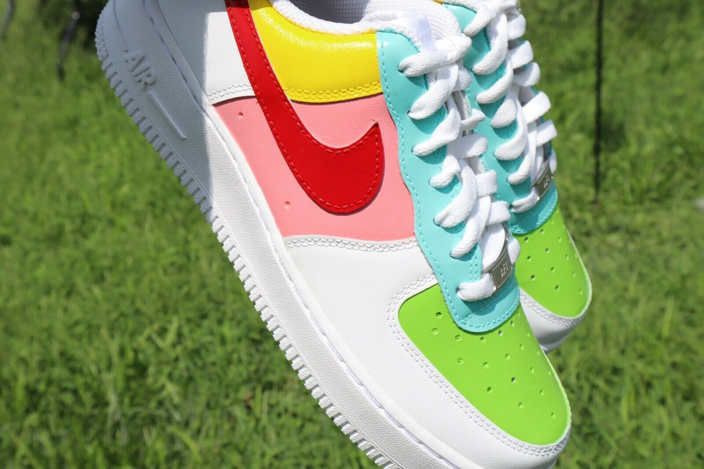 red blue green air force 1