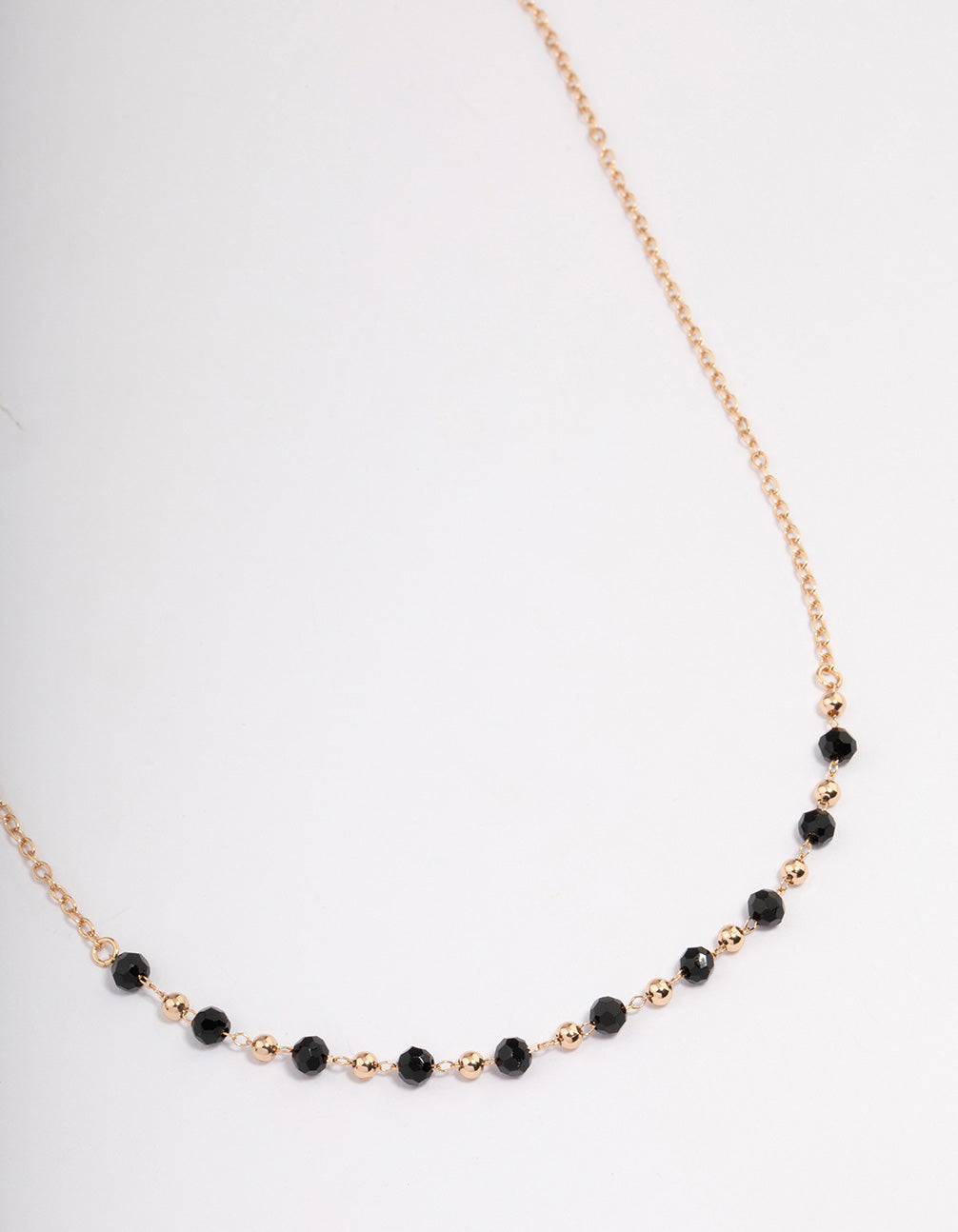 Gold Mixed Bead Long Necklace - Lovisa