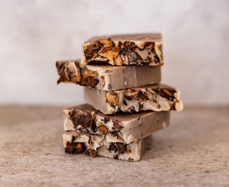 <p>5 Healthy Snacks to Carry On the Go: Homemade energy bars are stacked on top of one another.</p> <p> </p>