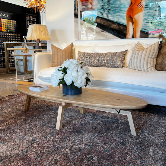 Load image into Gallery viewer, Floor Model | Solana Oval Coffee Table
