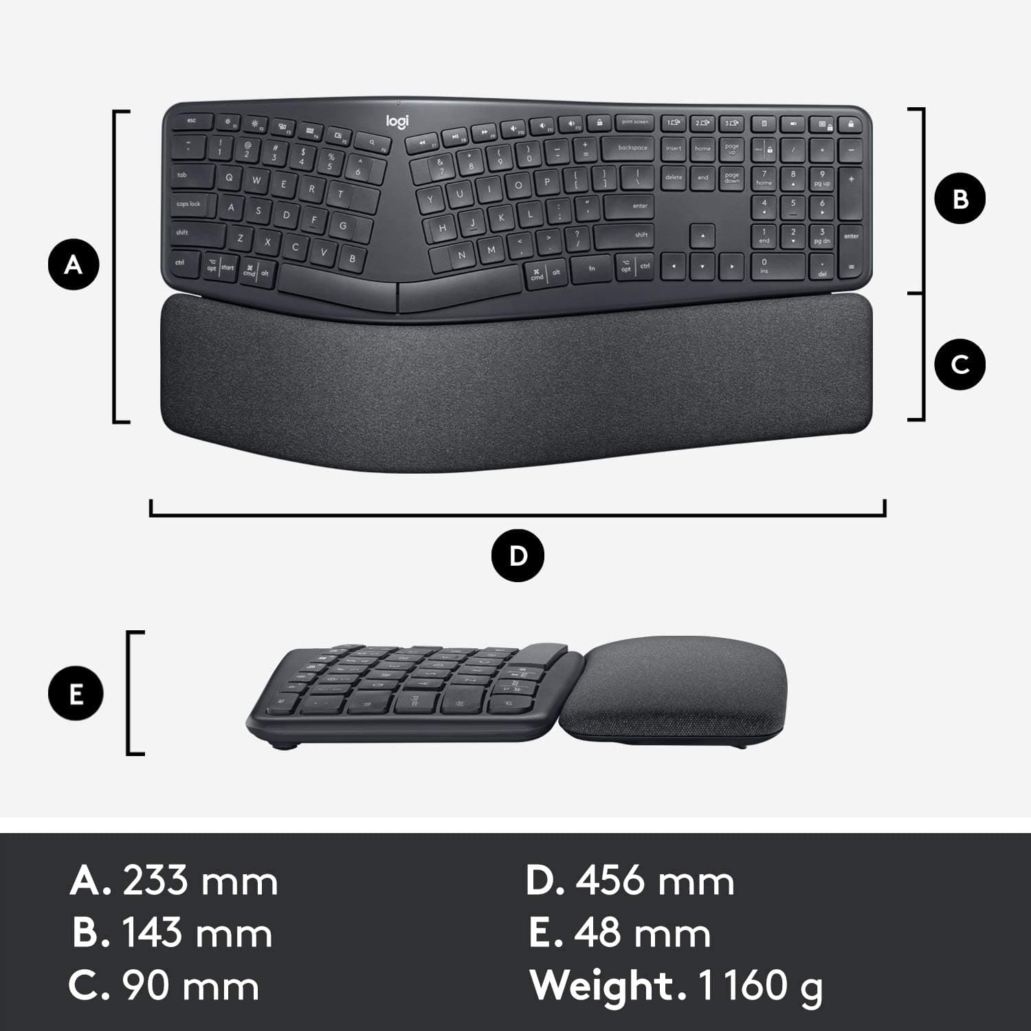 logitech ergonomic keyboard for mac