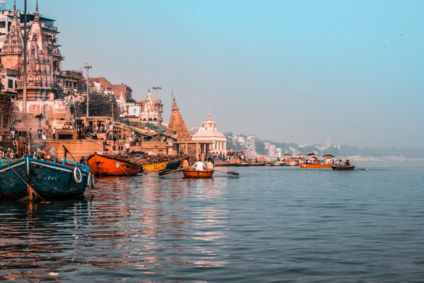 Hindi tradition of ashes often scattered in sacred rivers like the Ganges