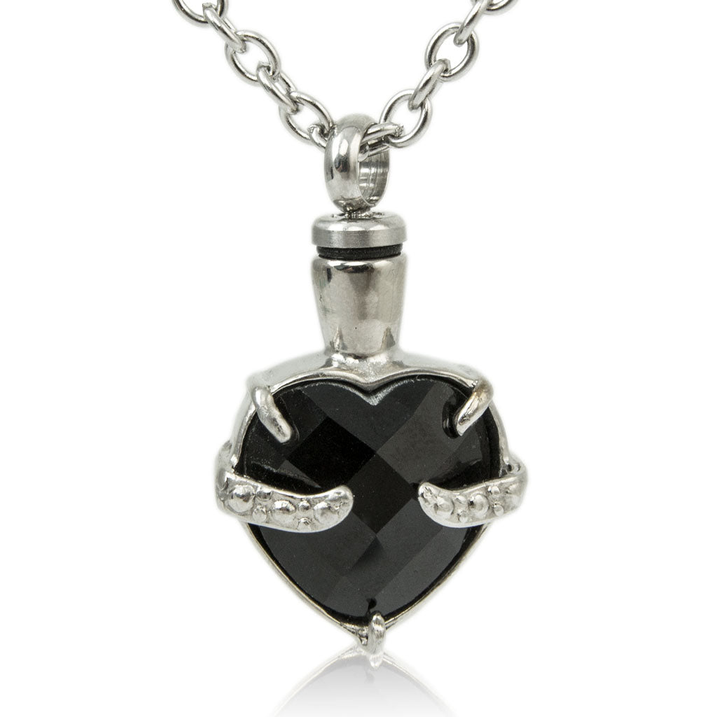 Heart Urn Necklace, TSV Cremation Heart Urn Necklace Ashes Jewelry for  Women Men, Keepsake Pendant Memorial Locket Ash Holder, Cremation Jewelry  Heart Horn Urn Necklaces for Ashes (Silver) - Walmart.com