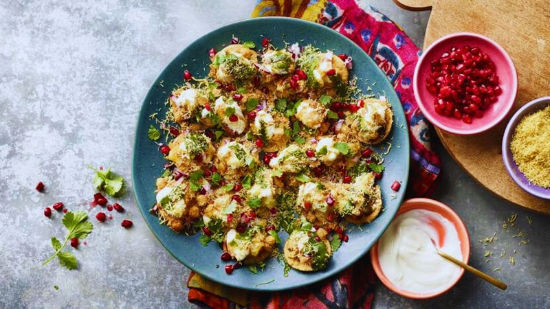 Avocado Papdi Chaat