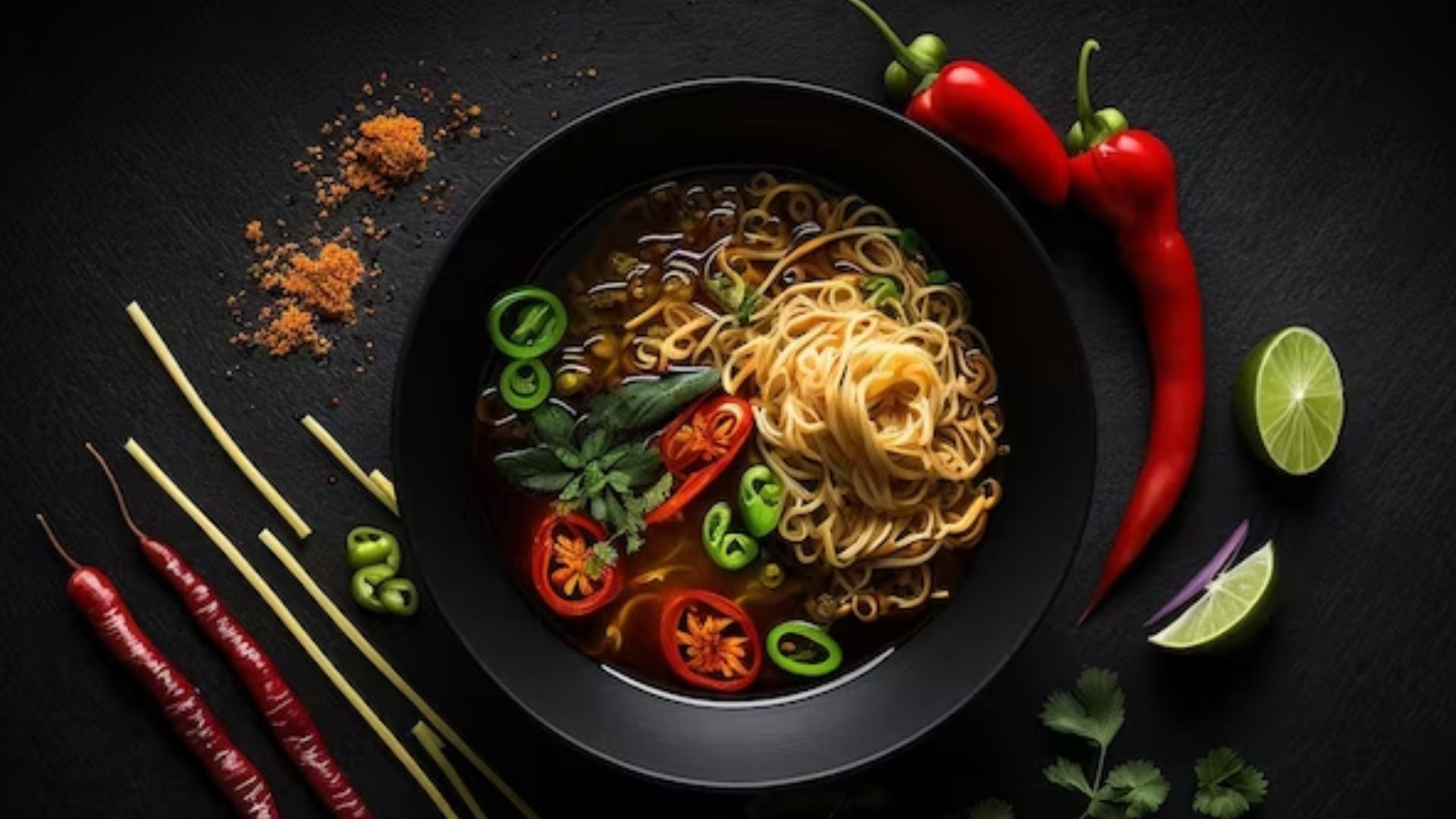 Chili Garlic Ramen Noodles