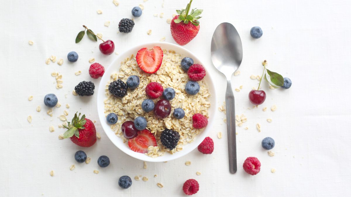 Vegan Porridge with Berries