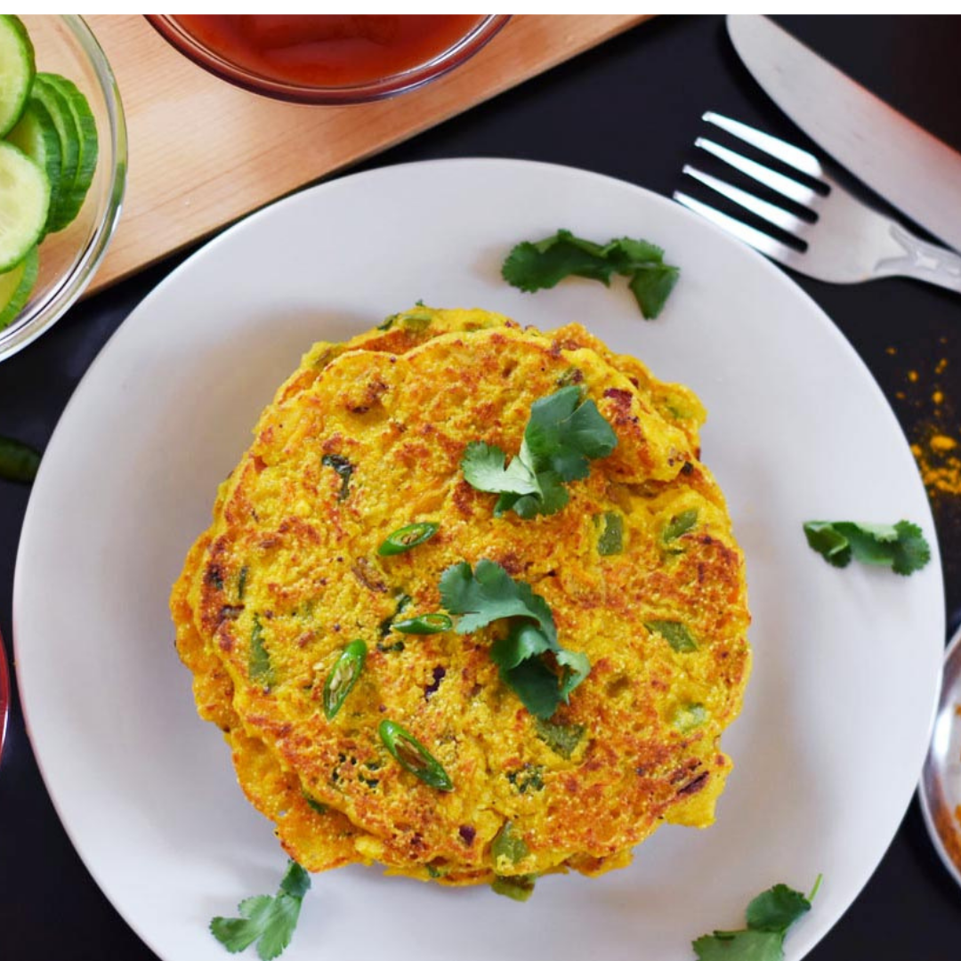 alcoeats Oats Masala Pancakes