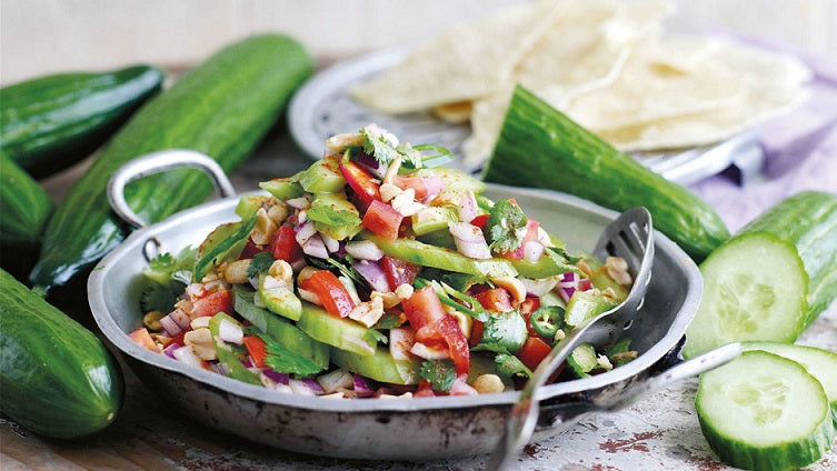 Spicy Indian Cucumber Salad