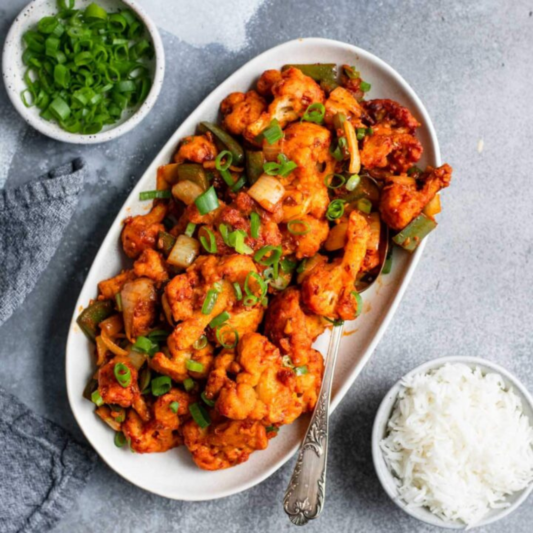 alcoeats Cauliflower Manchurian at Home!
