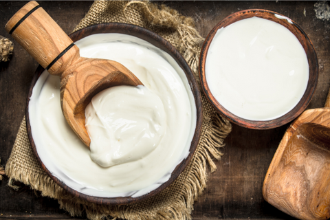 Yogurt benefits for skin