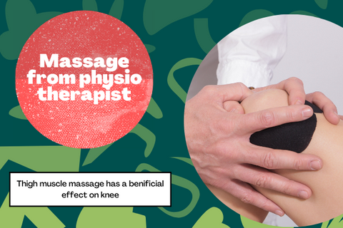 Thigh muscle massage