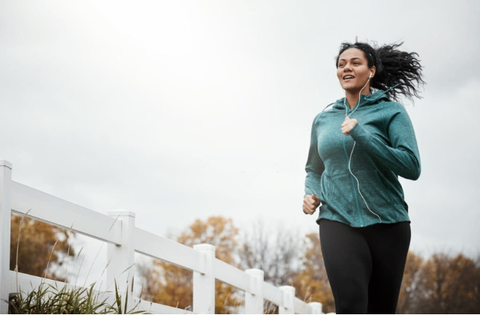 girl is running 