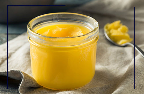 Ghee in a jar