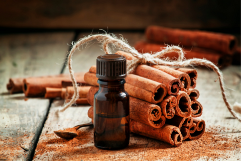 Magic of massage with cinnamon pain relief oil, a kitchen spice