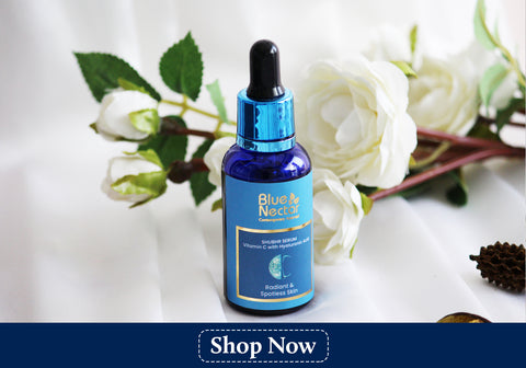 Blue Nectar Vitamin C face serum with Hyaluronic acid