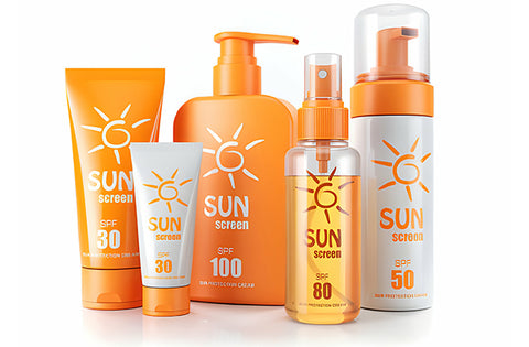 different type of sunscreen