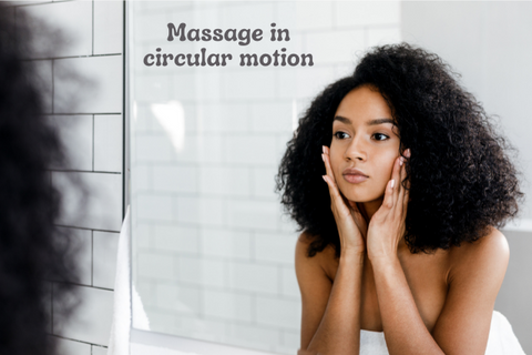 Massage in circular motion