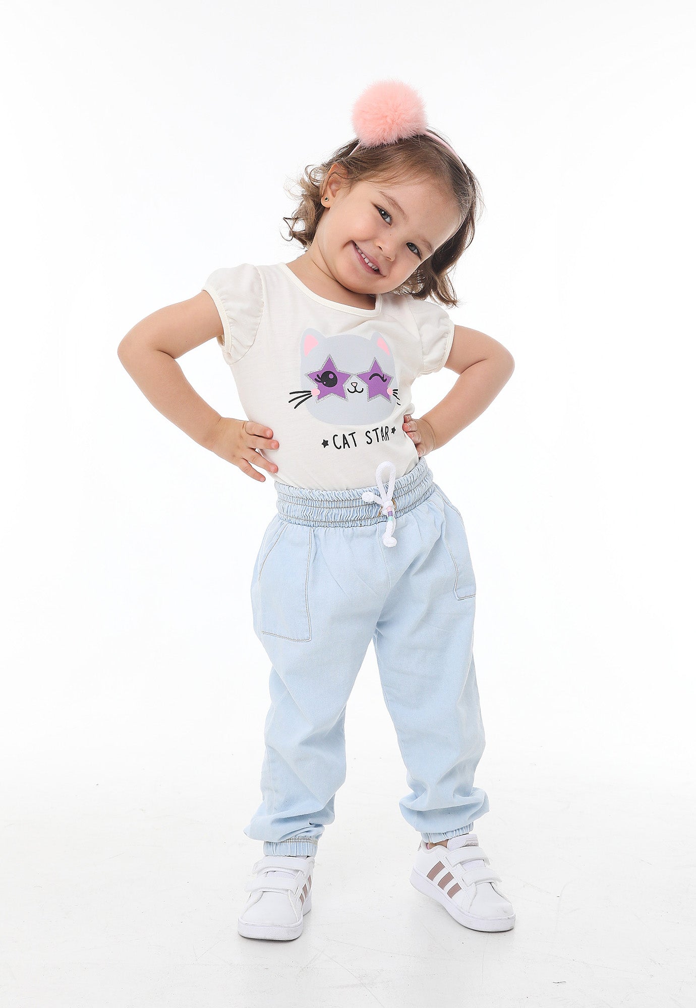 Camiseta manga corta para bebe niña Belife - Ropa Deportiva