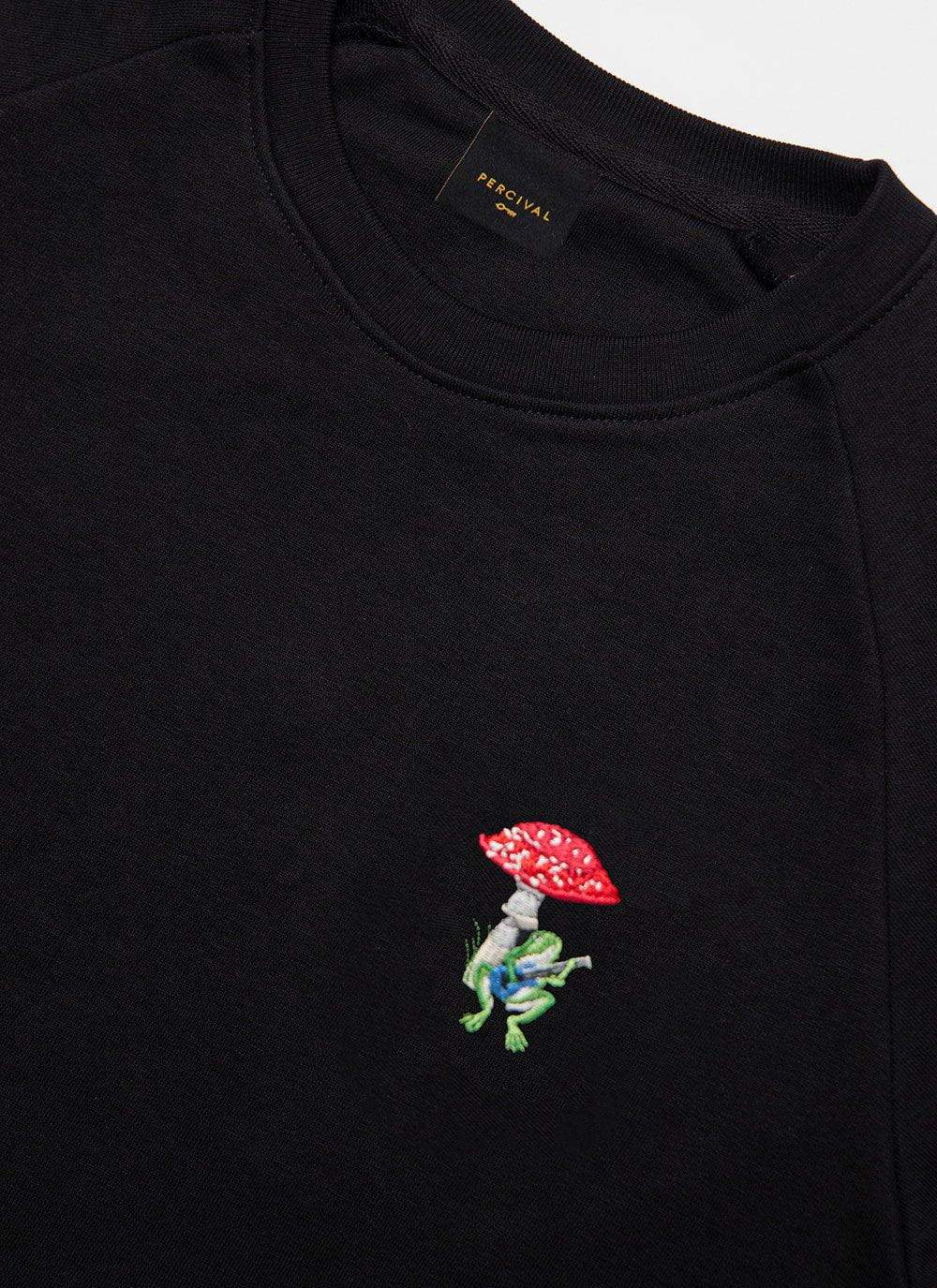Sweatshirt Shroom Frog Black
