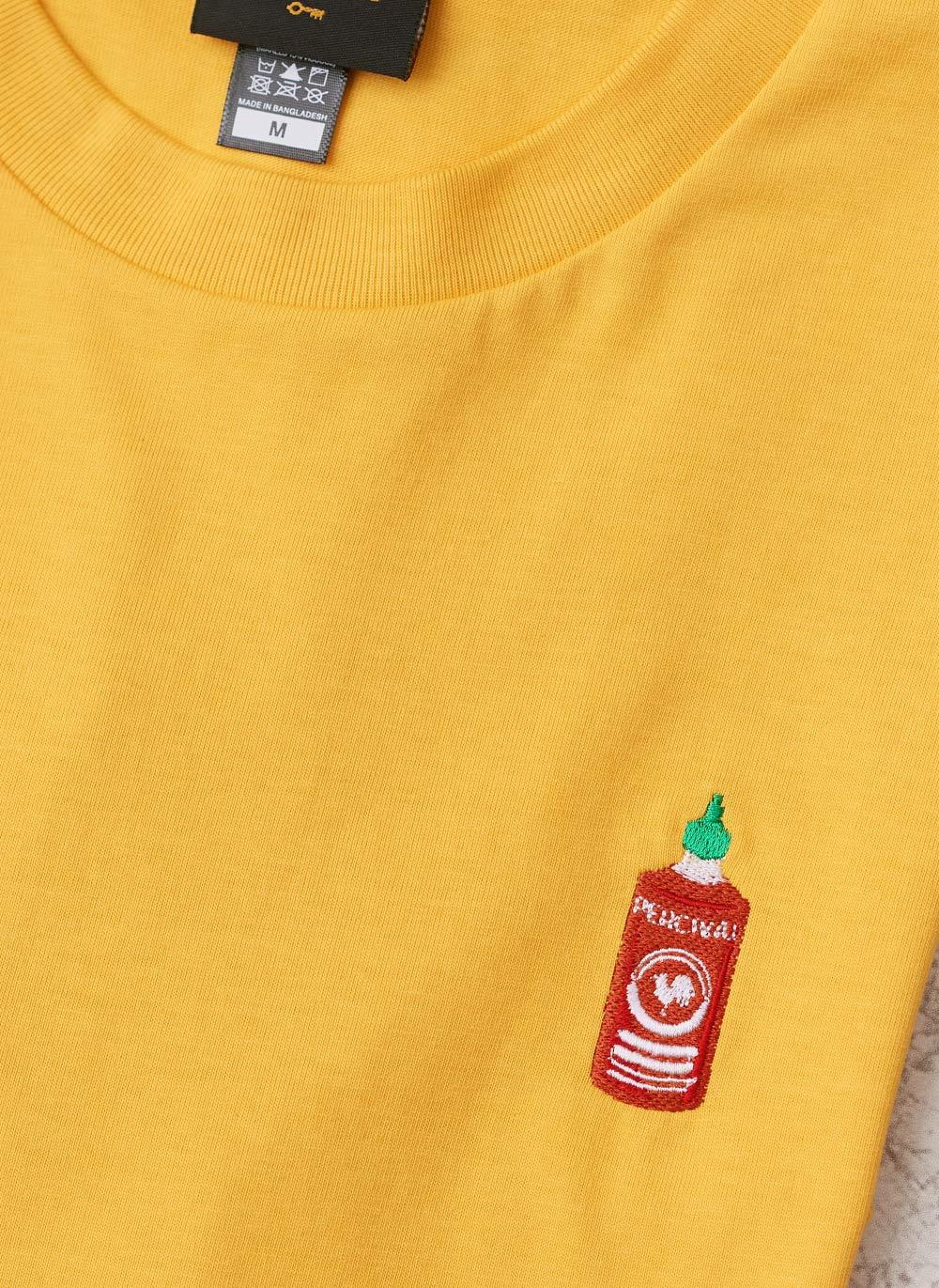 T Shirt Hot Sauce Yellow