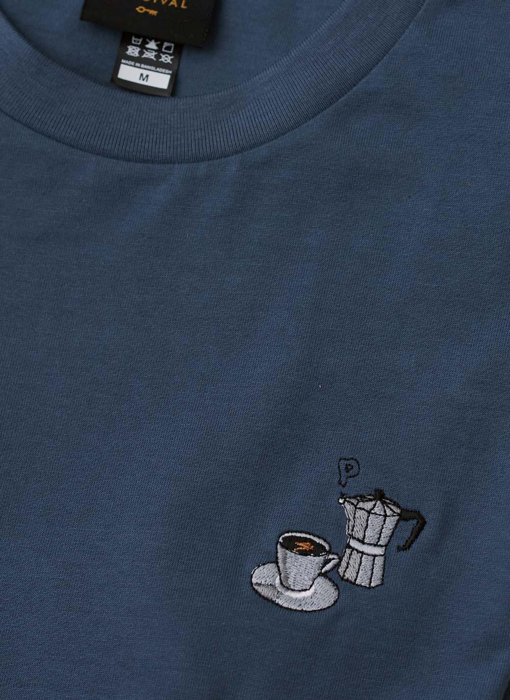 T Shirt Allpress X Percival Moka Pot Slate