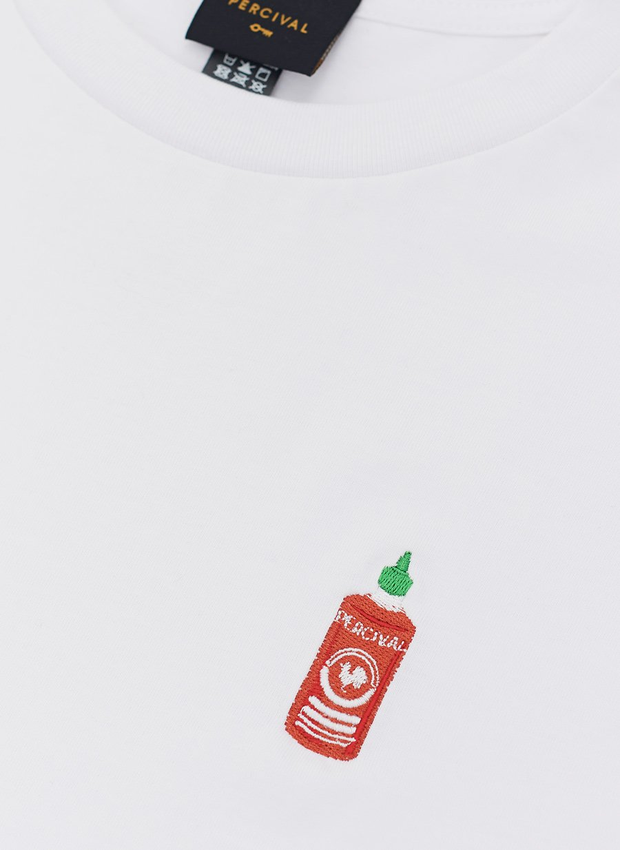 T Shirt Hot Sauce White