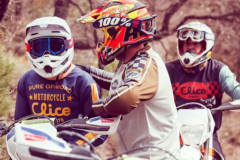 Clice motocross and enduro shirts