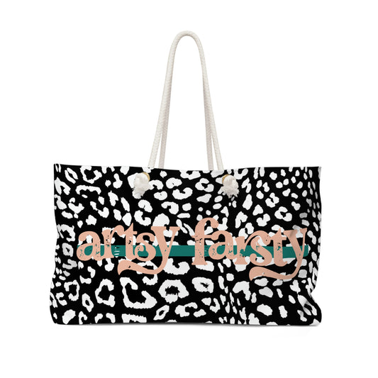 Leopard PS Canvas Bag / Tote