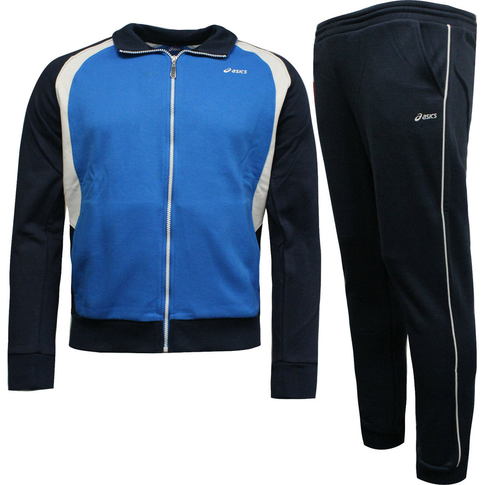 Asics Tuta Fashion Navy Tracksuit - Mens – Sport It First