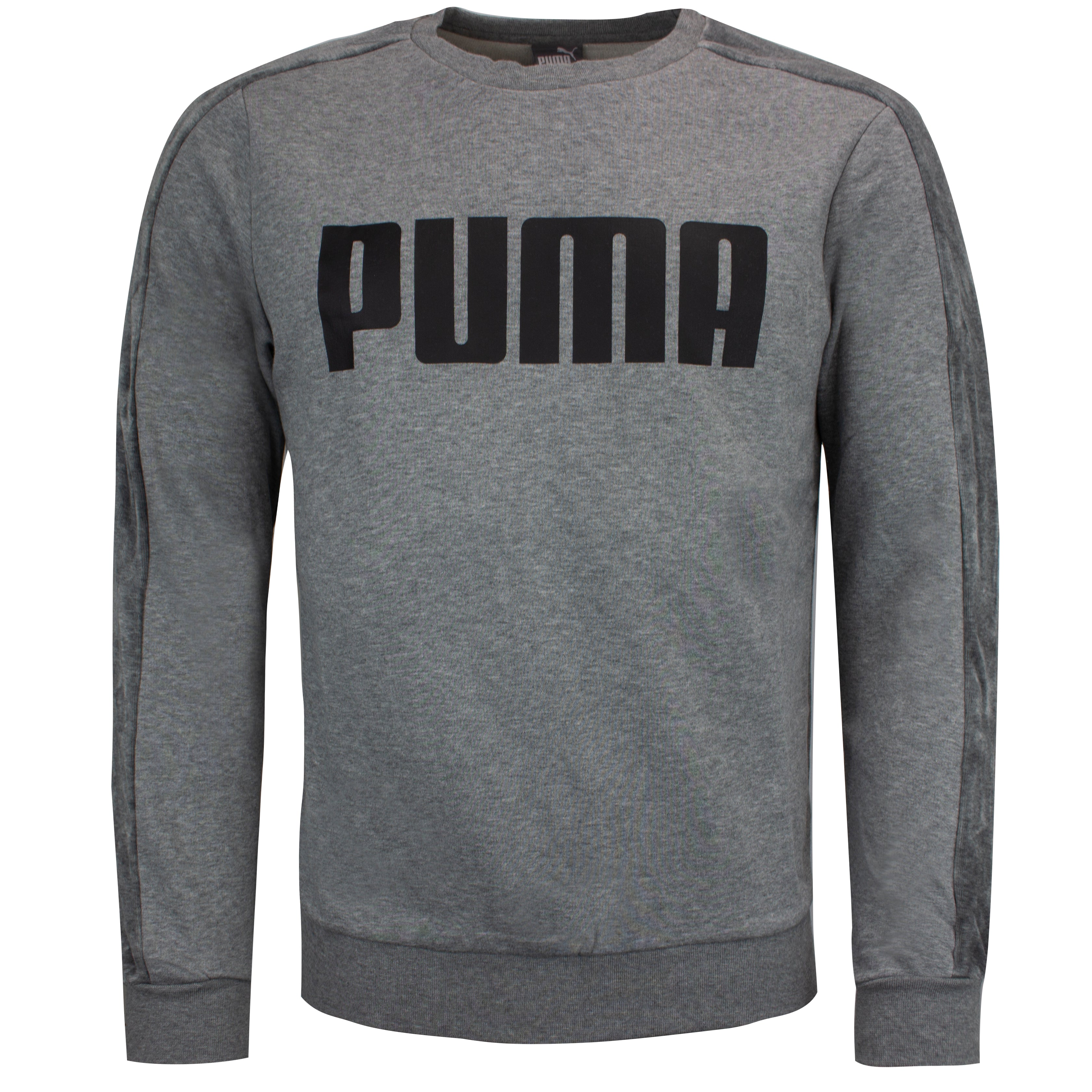 Puma Taped Crew Grey Jumper - Mens – Sport It First