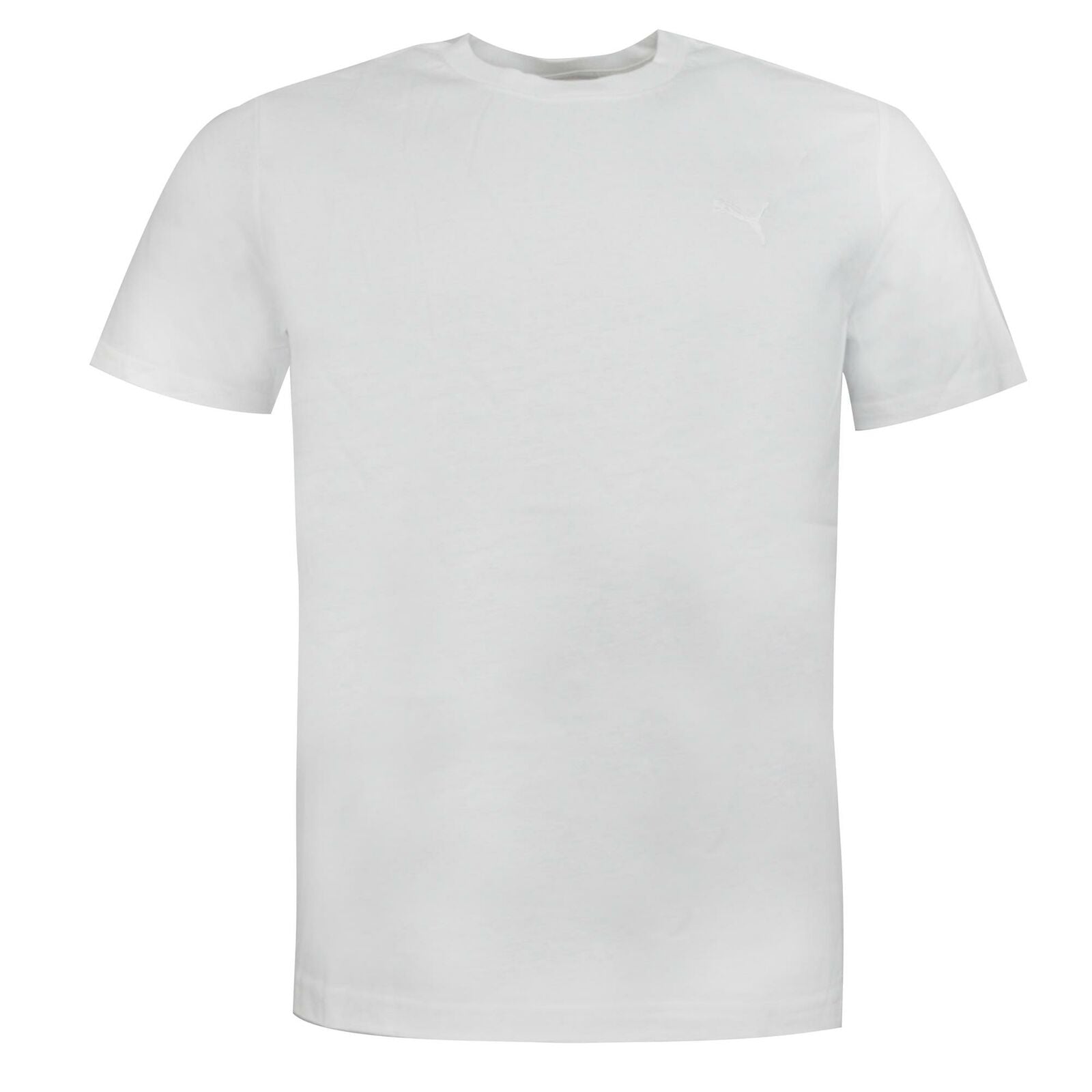 Download Puma Blank Mens Plain Tee Short Sleeve Crew Neck T-Shirt ...