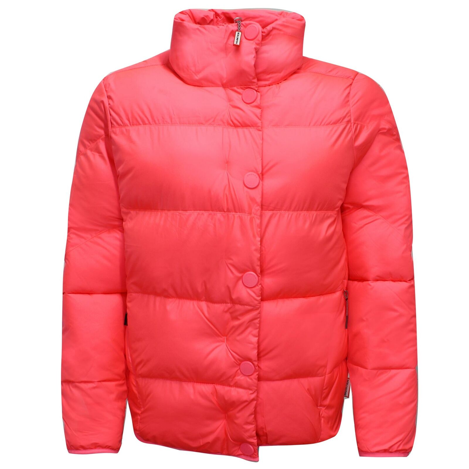Hunter Original Womens Puffer Jacket Hooded Coat Neon Pink WRO1245WAZ ...