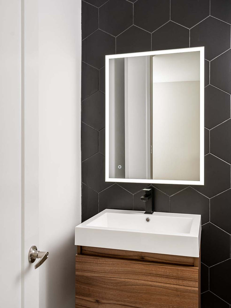 Venet Bath MC 600A vanity with an LED mirror