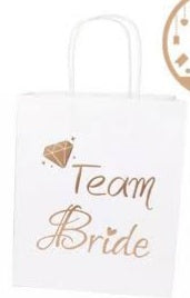 Team Bride Medium Gift Bag - 3 Pack