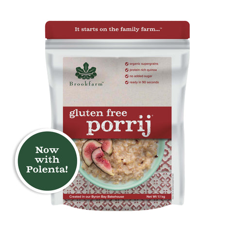 Brookfarm Gluten Free Porridge Porrij Now with Polenta