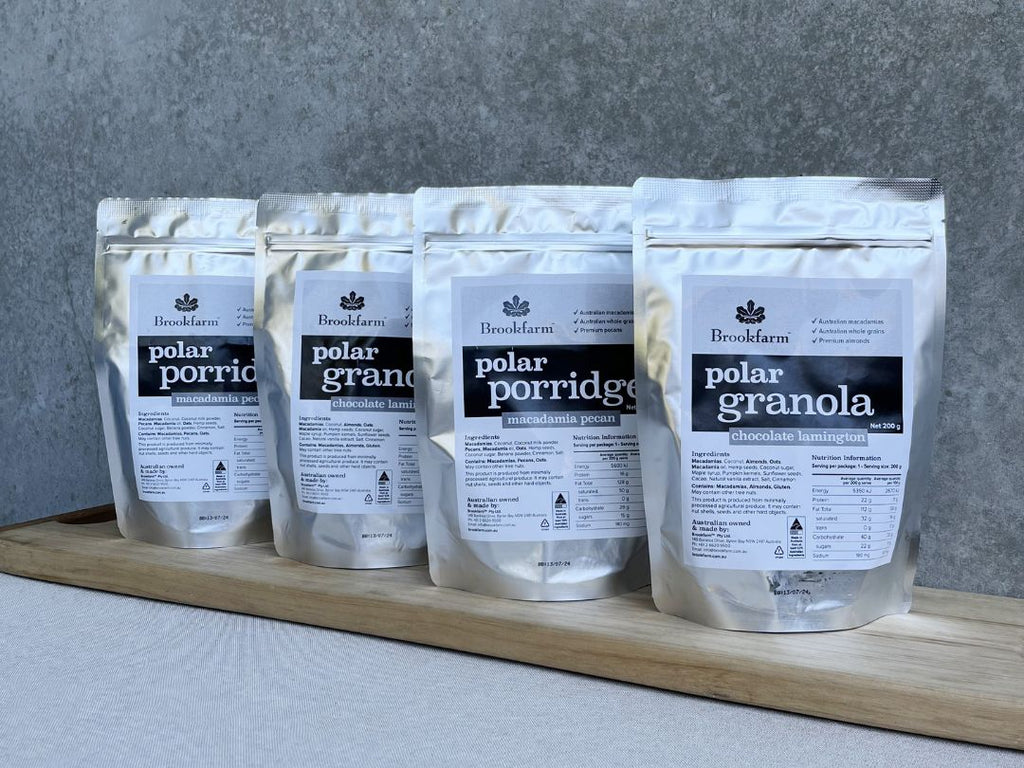 Brookfarm's Chocolate Lamington Polar Granola and Macadamia Pecan Polar Porridge have been meticulously crafted to give the team the best possible start to their day, ensuring they have the energy they need. Project Zero Dr Geoff Wilson Pam Brook