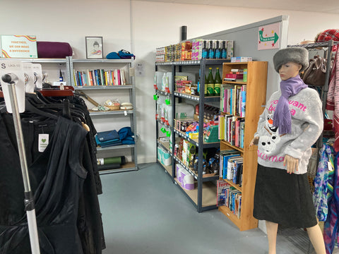 Green Heart Gateshead second hand shop interior