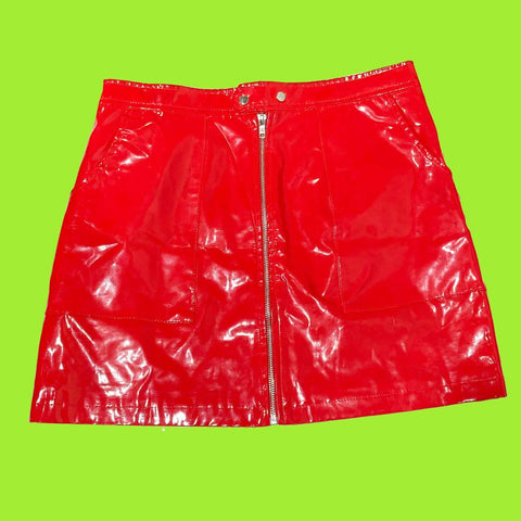 PrettyLittleThing Women's Red Skirt