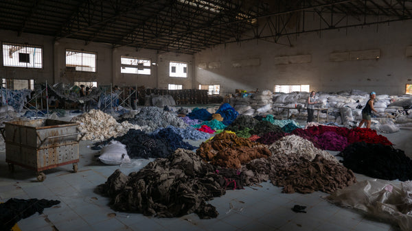 Textile recycling factory