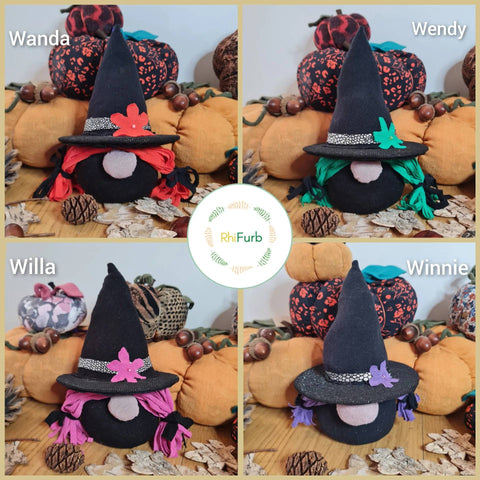 Upcycled witches