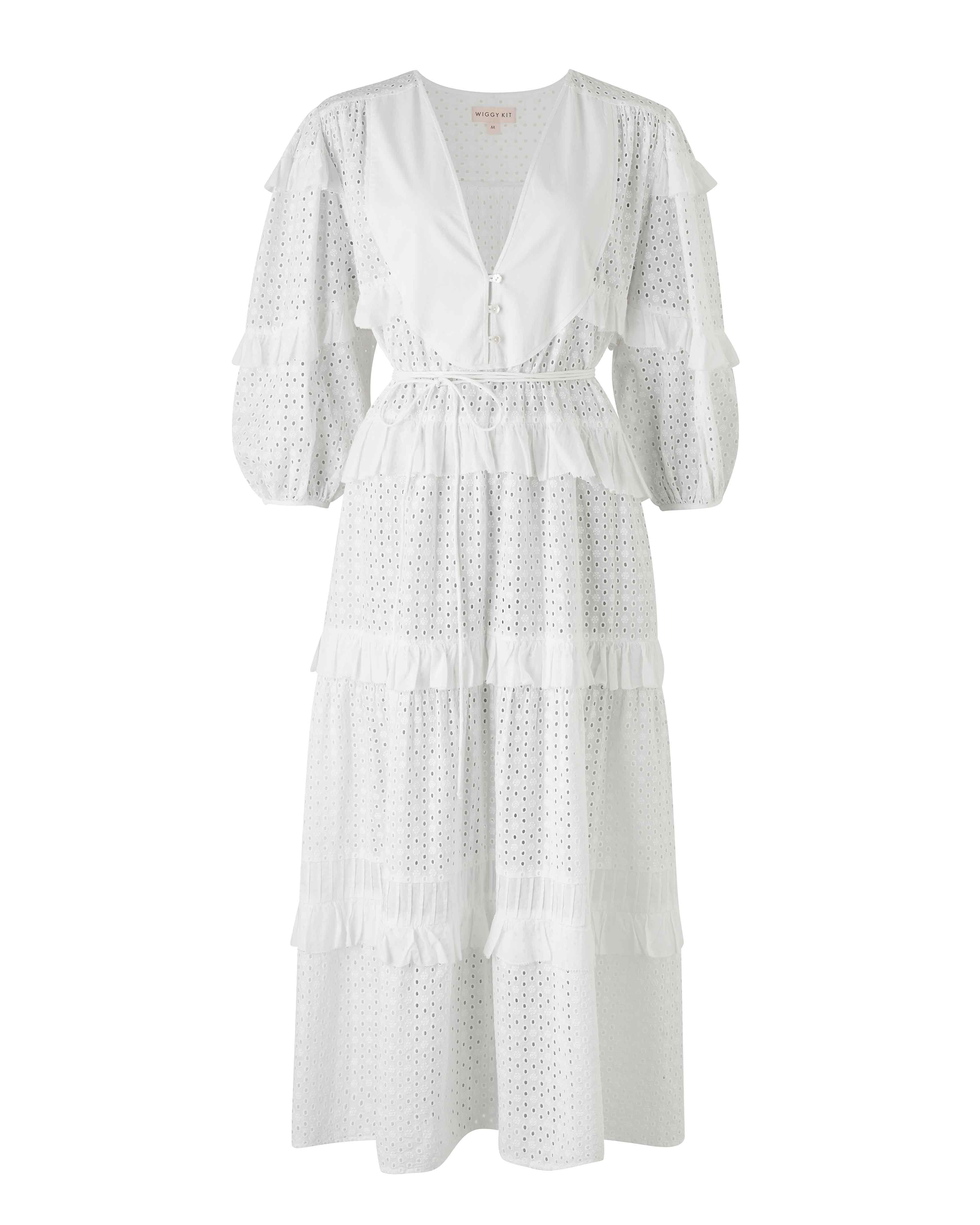 Wiggy Kit | Campo Dress (White) | Luxury Womenswear | Worldwide ...