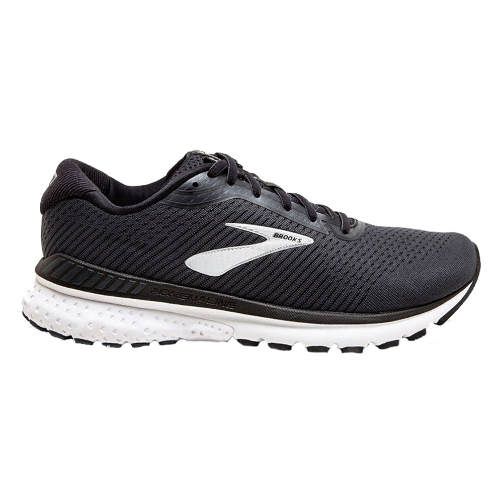 Brooks Adrenaline 20 Black Mens Running Shoes | Golf-Clubs.com