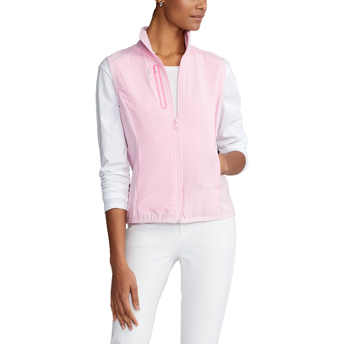 RLX Ralph Lauren Techy Terry Rose Womens Golf Vest – 