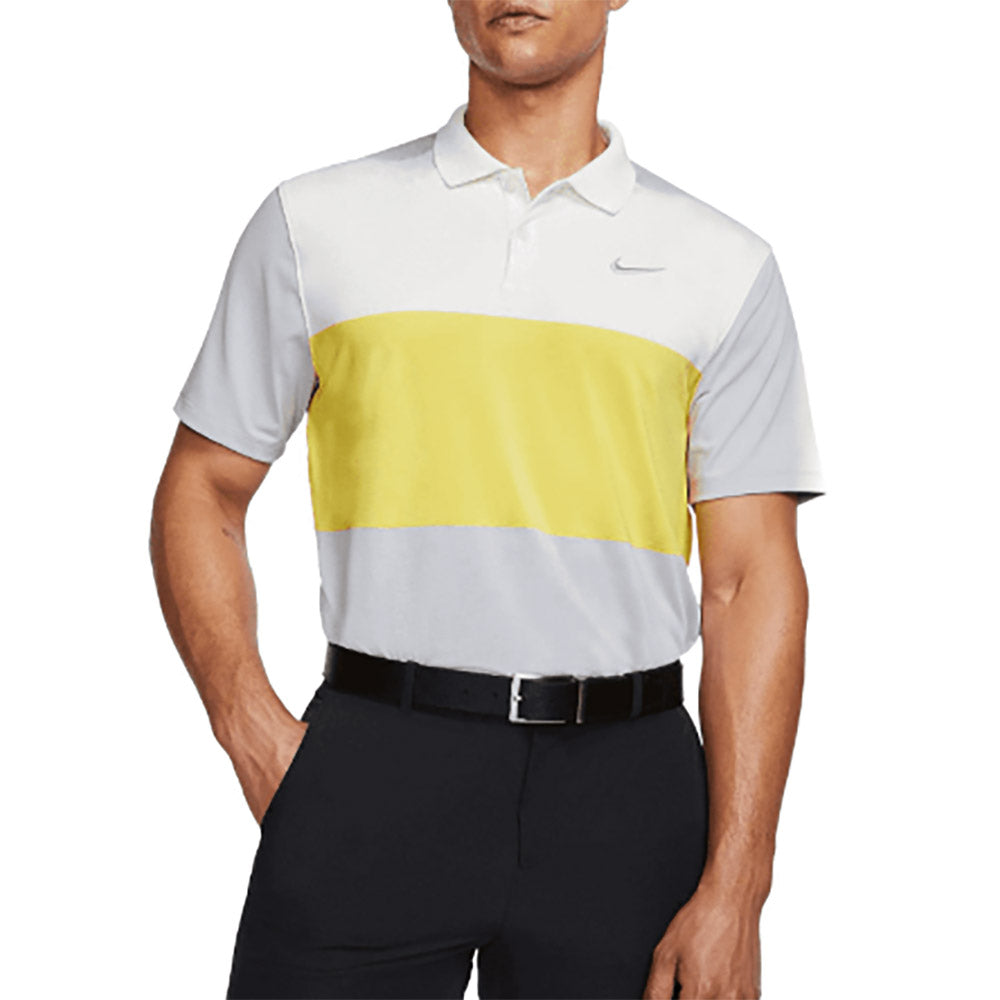 nike men's vapor color block golf polo
